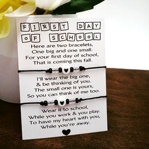 First Day of School Bracelets